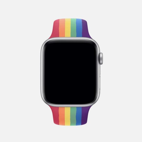 Apple Accessories - Pre-Loved, Genuine, Apple Watch Sport Band(44mm) - Pride Edition - Regular